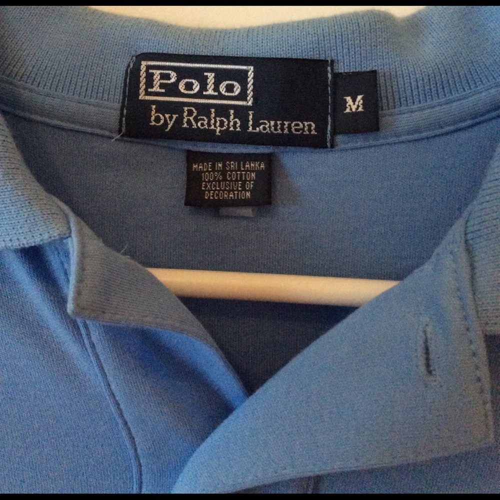 Ralph Lauren Classic Polo Shirt Blue Medium
